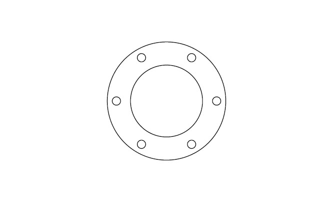 生成されたFlange Drawing 1